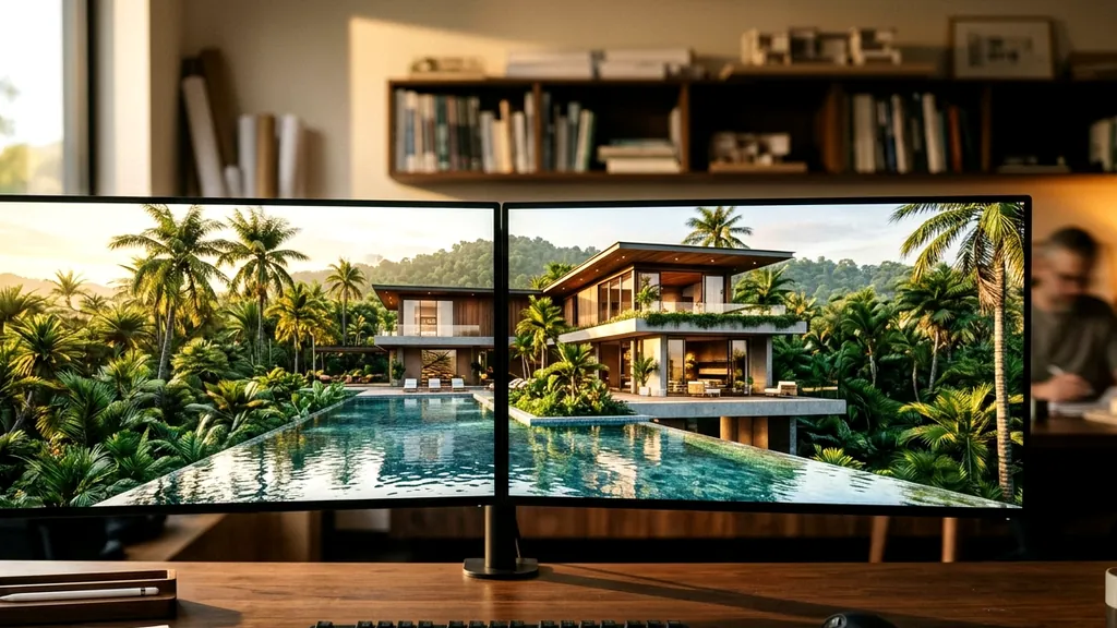 Sơ đồ minh họa luồng truyền tải dữ liệu và cấu hình tối ưu cho Đo Kiểm Hiệu Năng GPU Khi Chạy AI Kiến Trúc (Stable Diffusion XL, ControlNet, Flux)