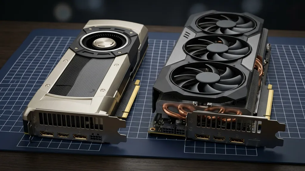 Bản vẽ thông số kỹ thuật và cấu tạo chuẩn: Phân Biệt GPU NVIDIA RTX Ada (Quadro) Và GeForce RTX Trên Laptop Đồ Họa: Khác Biệt Về Driver Studio, Điện Năng TGP Và Độ Bền